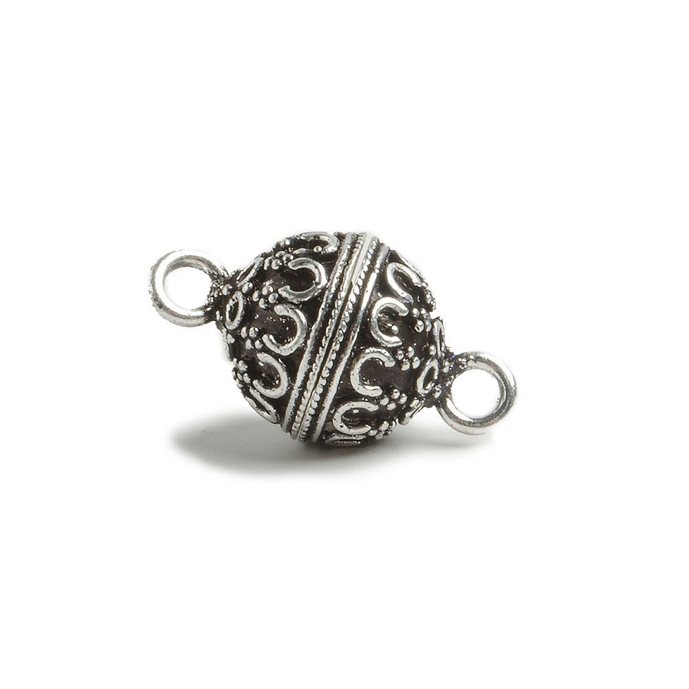 14mm Moroccan Design Round Magnetic Clasp 1 piece (ONLINE ORDER ONLY)