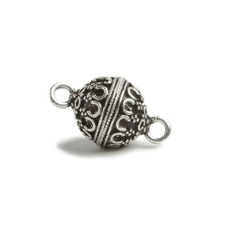 14mm Moroccan Design Round Magnetic Clasp 1 piece (ONLINE ORDER ONLY)