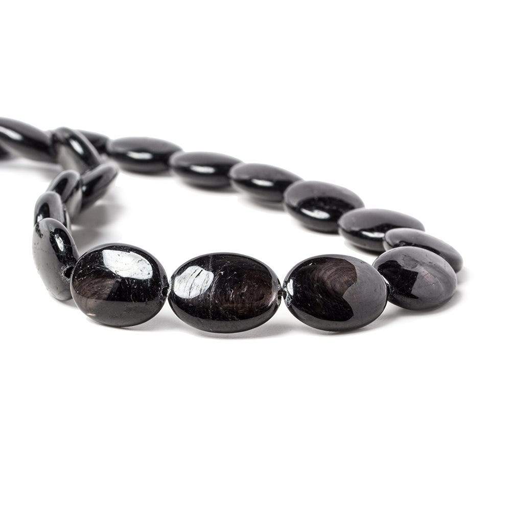 12x16mm Hypersthene plain oval beads 16 inch 25 pieces (ONLINE ORDER ONLY)