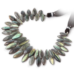 14x5-23x6mm Labradorite Plain Marquise Beads 8 inch 50 pieces (ONLINE ORDER ONLY)