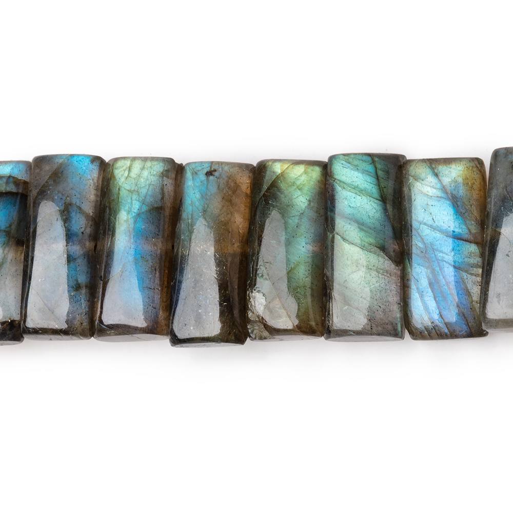 14x6mm Labradorite Plain Rectangles 8 inch 34 Beads AA (ONLINE ORDER ONLY)