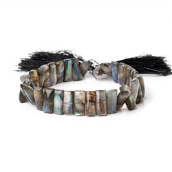 14x6mm Labradorite Plain Rectangles 8 inch 34 Beads AA (ONLINE ORDER ONLY)