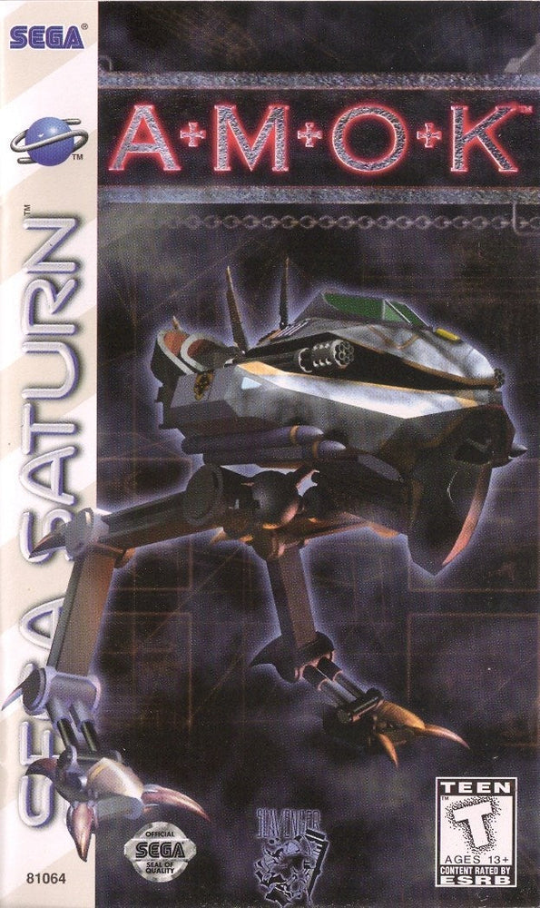 Amok (Sega Saturn) (ONLINE ORDER ONLY)
