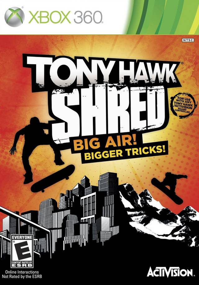 Tony Hawk: Shred (Xbox 360) (ONLINE ORDER ONLY)