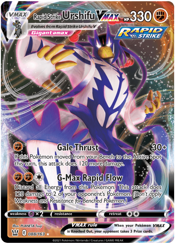 Rapid Strike Urshifu VMAX (088/163) [Sword & Shield: Battle Styles] (Online Only)