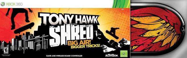 Tony Hawk: Shred Skateboard Bundle (Xbox 360) (ONLINE ORDER ONLY)