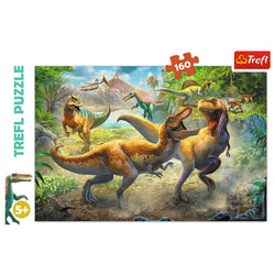 Trefl Red 160 Piece Kids Puzzle - Fighting Tyrannosaurs (ONLINE ORDER ONLY)