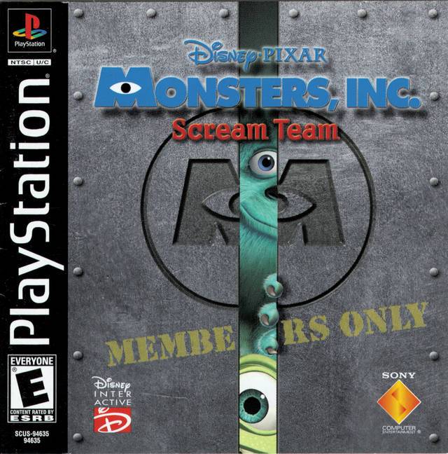 Monsters, Inc. Scream Team (Playstation) (ONLINE ORDER ONLY)