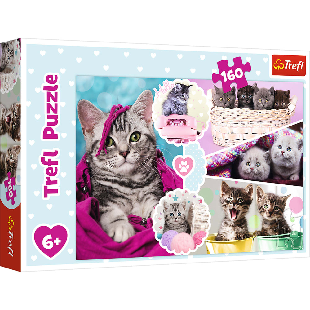 Trefl Red 160 Piece Kids Puzzle - Lovely Kittens (ONLINE ORDER ONLY)