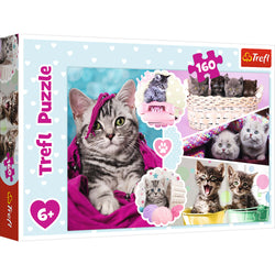 Trefl Red 160 Piece Kids Puzzle - Lovely Kittens (ONLINE ORDER ONLY)