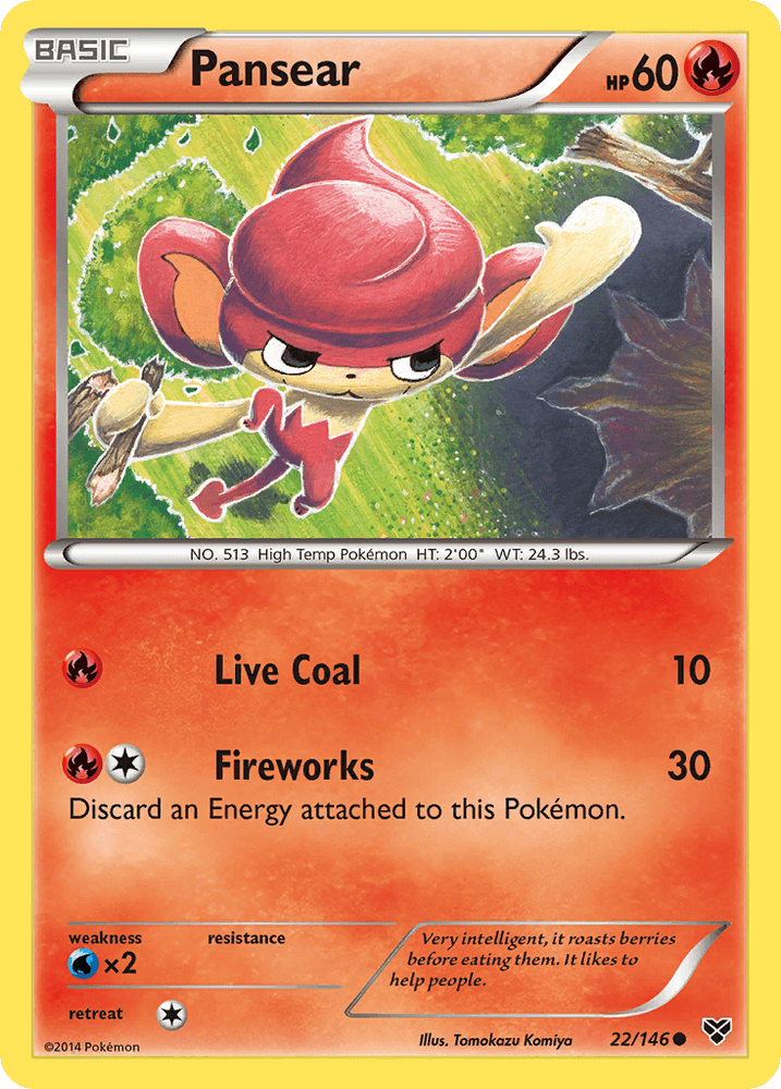 Pansear (22/146) [XY: Base Set] (Online Only)