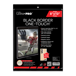 8" x 10" Black Border UV ONE-TOUCH® Magnetic Holder