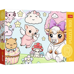 Trefl Red 160 Piece Kids Puzzle - Baby Animals (ONLINE ORDER ONLY)
