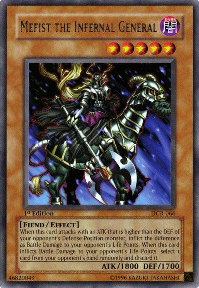 Mefist the Infernal General [DCR-066] Rare (ONLINE ORDER ONLY)