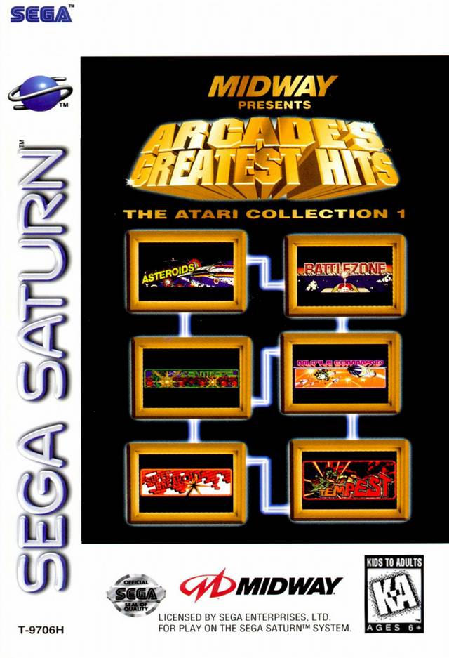 Midway Presents Arcade's Greatest Hits: The Atari Collection 1 (Sega Saturn) (ONLINE ORDER ONLY)
