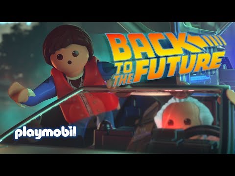 Back to the Future Playmobil Marty McFly & Dr. Emmett Brown "1955 Edition" 6-piece vinyl figures 2-pack (ONLINE ORDER ONLY)