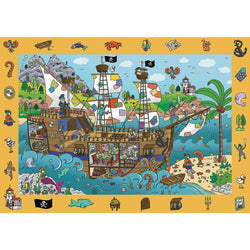 Trefl Kids Treflik Family - Spy Guy Pirate Ship 100 Piece Puzzle (ONLINE ORDER ONLY)