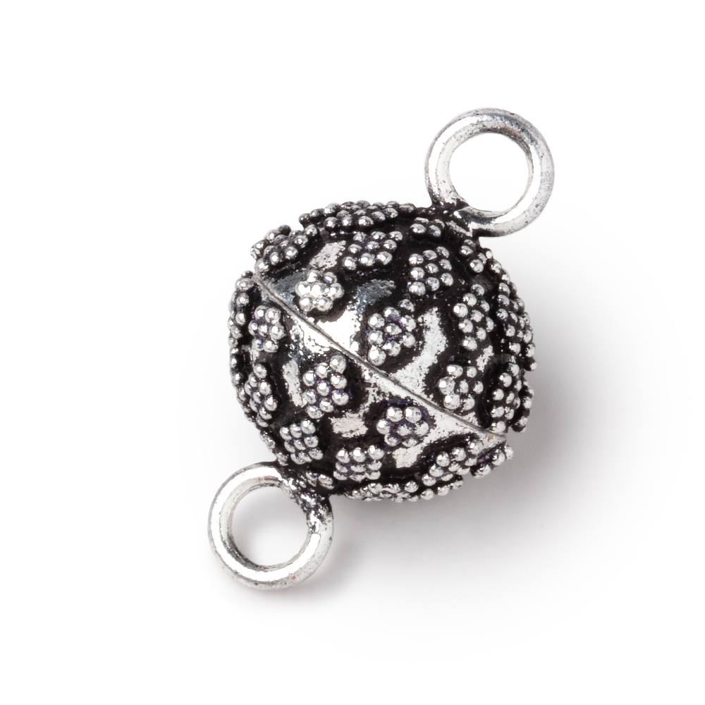 15.5mm Miligrain Kite Design Magnetic Clasp 1 piece (ONLINE ORDER ONLY)