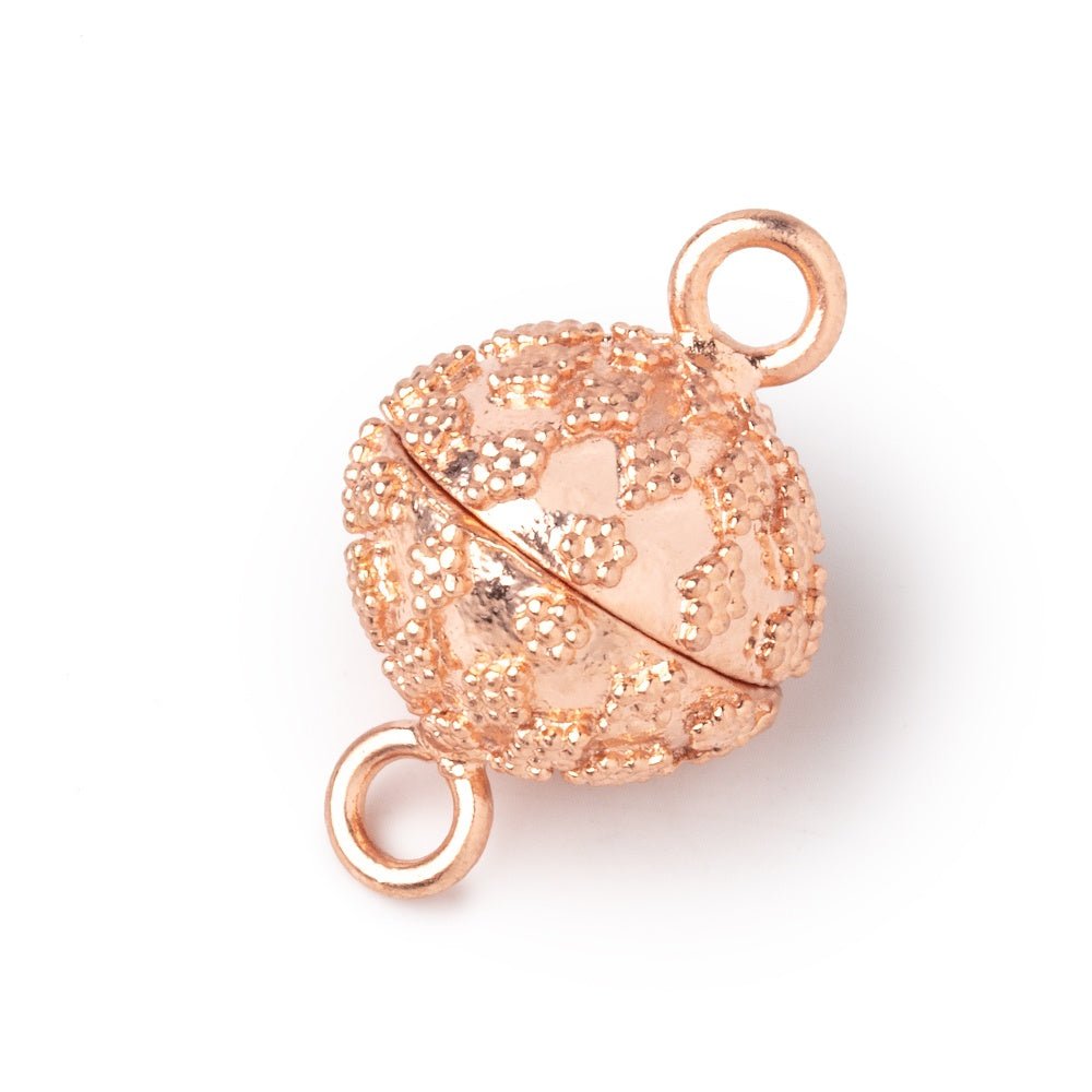 15.5mm Miligrain Kite Design Magnetic Clasp 1 piece (ONLINE ORDER ONLY)