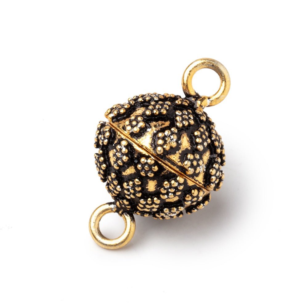 15.5mm Miligrain Kite Design Magnetic Clasp 1 piece (ONLINE ORDER ONLY)