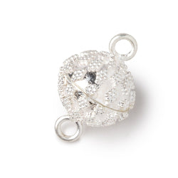 15.5mm Miligrain Kite Design Magnetic Clasp 1 piece (ONLINE ORDER ONLY)