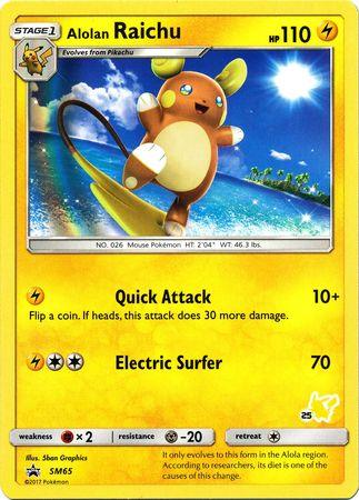 Alolan Raichu (SM65) (Pikachu Stamp #25) [Battle Academy 2020] (Online Only)