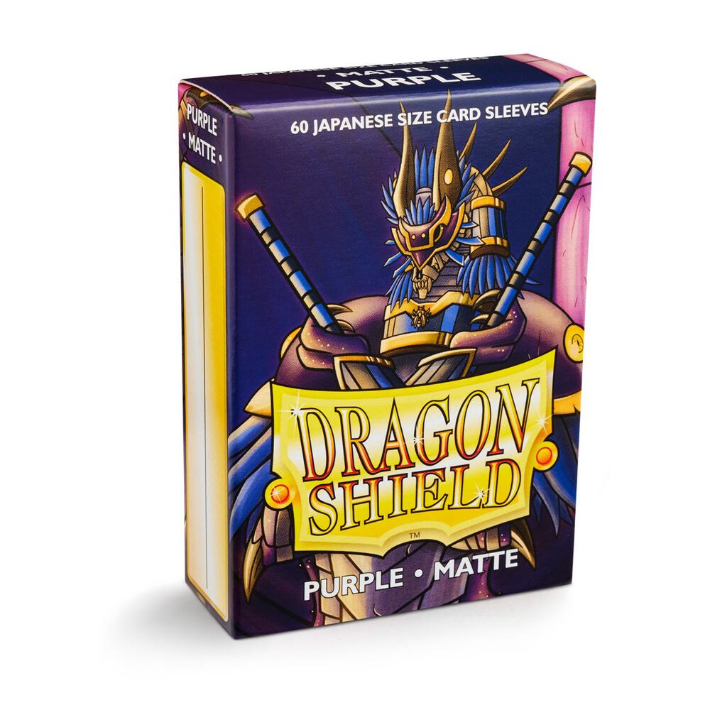 Dragon Shield: Japanese Size 60ct Sleeves - Purple (Matte) (Online Order Only)