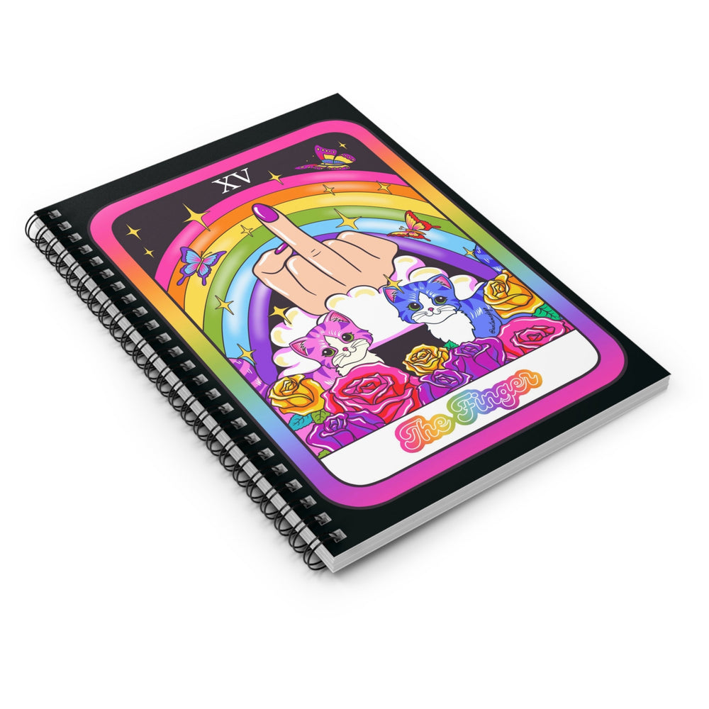 The Finger Tarot Notebook – Funny Rainbow Spiral Journal (ONLINE ORDER ONLY)