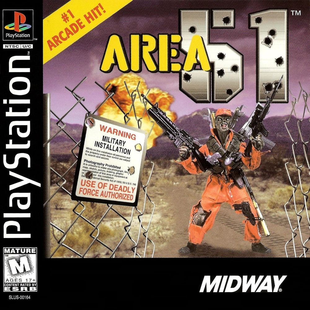 Area 51 Arcade Bundle (Playstation) (ONLINE ORDER ONLY)