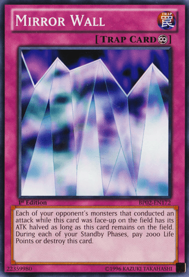 Mirror Wall [BP02-EN172] Mosaic Rare (ONLINE ORDER ONLY)