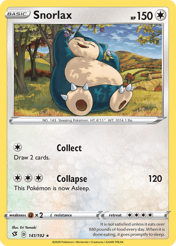 Snorlax (141/192) [Sword & Shield: Rebel Clash] (Online Only)