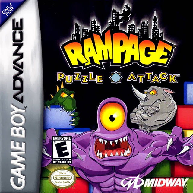 Rampage: Puzzle Attack (Gameboy Advance) (ONLINE ORDER ONLY)