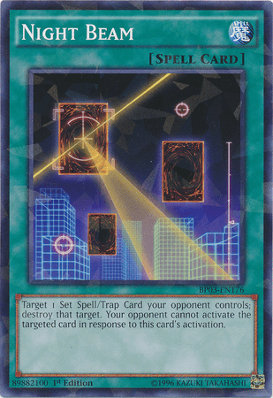 Night Beam [BP03-EN176] Shatterfoil Rare (ONLINE ORDER ONLY)