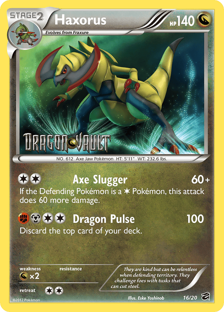 Haxorus (16/20) [Black & White: Dragon Vault] (Online Only)