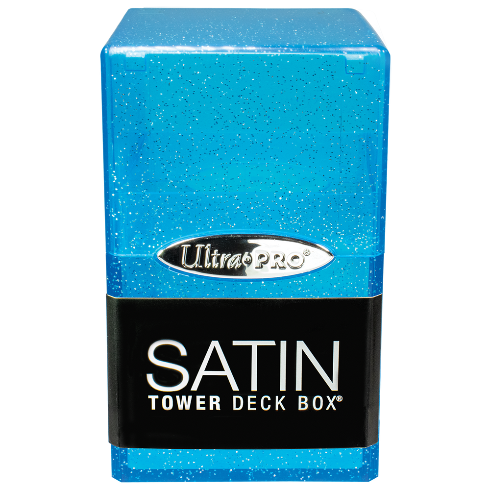 Glitter SATIN® Tower DECK BOX® - Blue