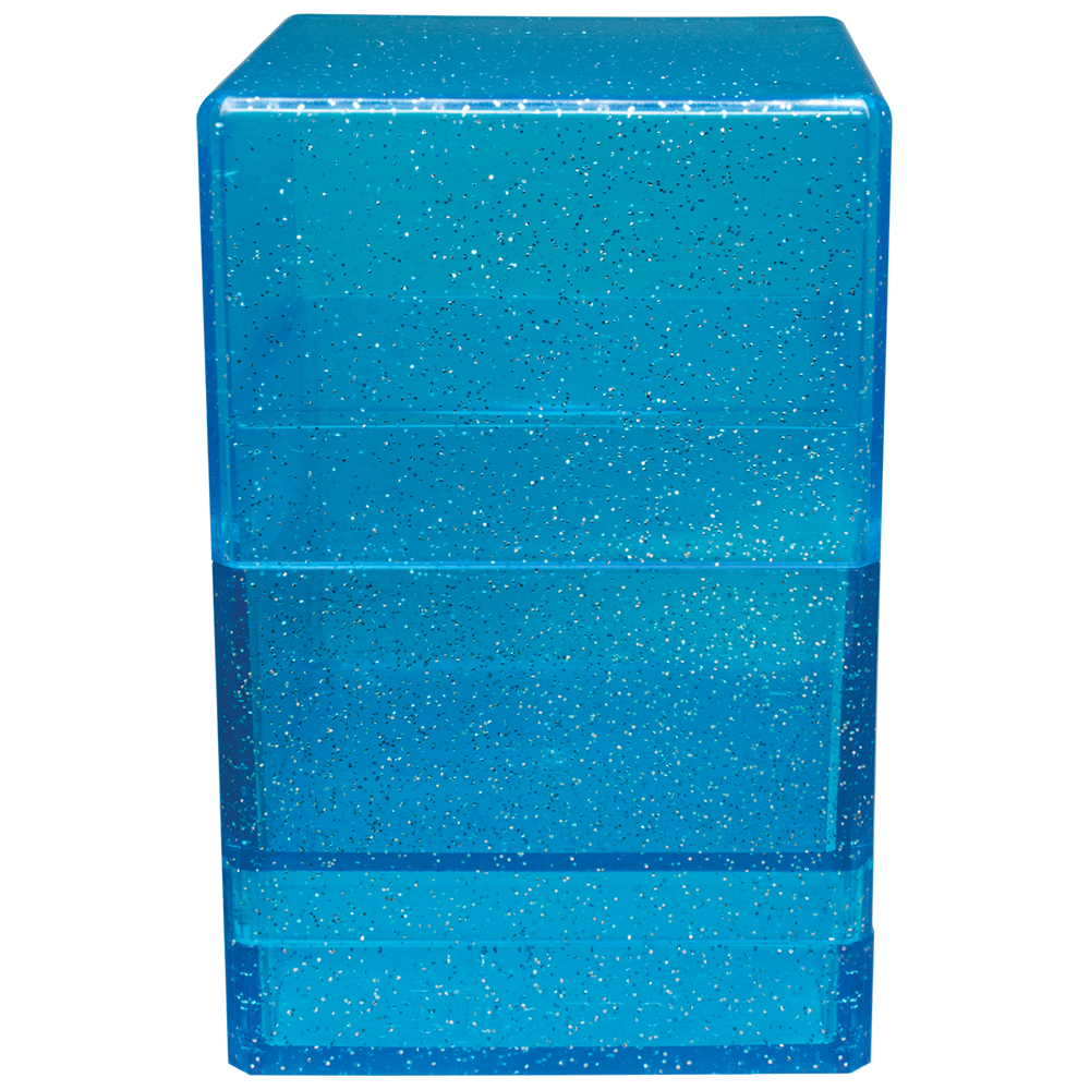 Glitter SATIN® Tower DECK BOX® - Blue