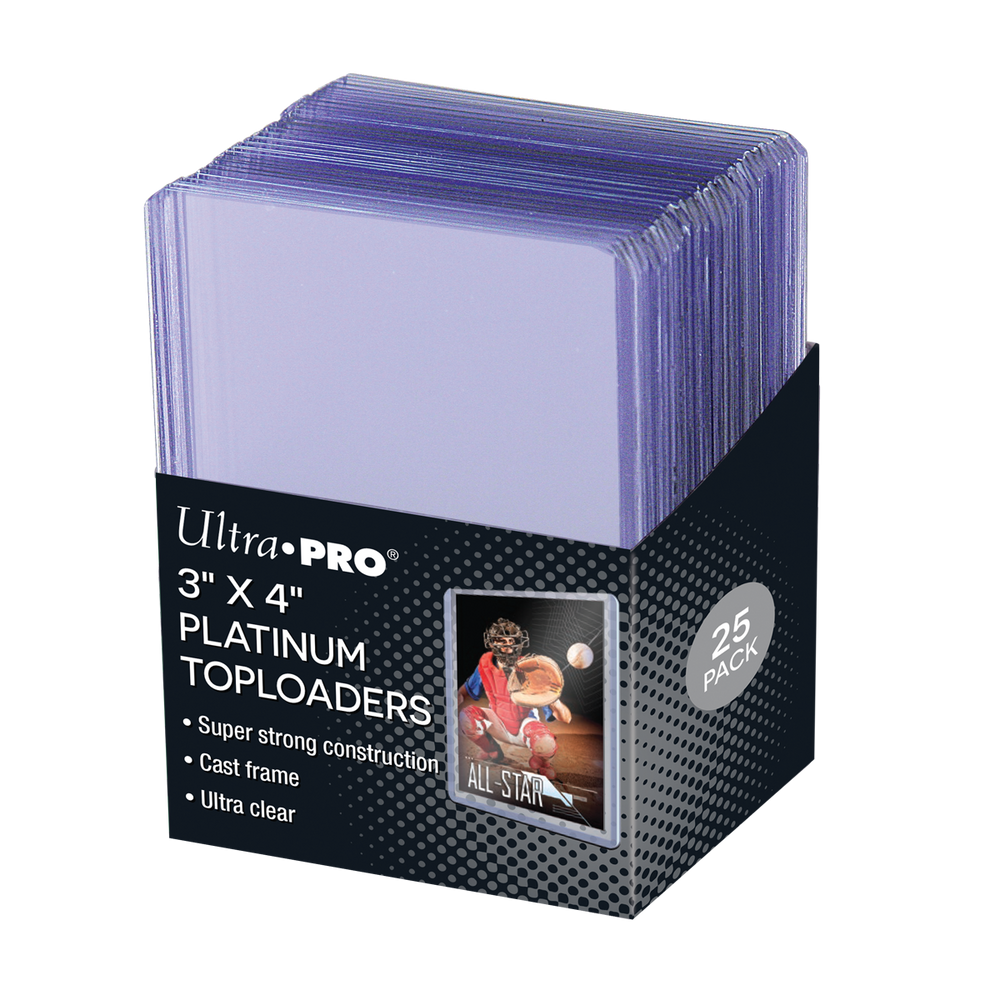 3" x 4" Ultra Clear Platinum TOPLOADER® Sleeves (25ct)
