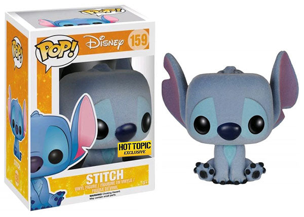 Stitch (Seated, Flocked, Lilo & Stitch) 159 - Hot Topic Exclusive (Online Order Only)