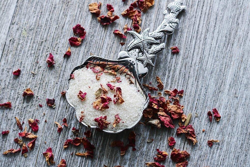 Rose Petal infused artisan culinary sugar (ONLINE ORDER ONLY)
