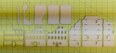 15mm Damaged European Building (Matboard) - 15MCSS100-D (Online Order Only)