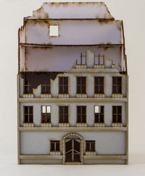15mm Damaged European Building (Matboard) - 15MCSS100-D (Online Order Only)