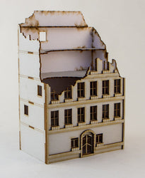 15mm Damaged European Building (Matboard) - 15MCSS100-D (Online Order Only)