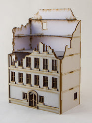15mm Damaged European Building (Matboard) - 15MCSS100-D (Online Order Only)