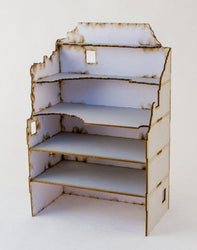 15mm Damaged European Building (Matboard) - 15MCSS100-D (Online Order Only)