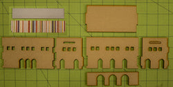 15mm Two Story Building (MDF) - 15MMDF129 (Online Order Only)