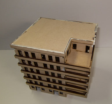 15mm Large Apartment Block (MDF) - 15MMDF152 (Online Order Only)