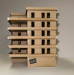 15mm Large Apartment Block (MDF) - 15MMDF152 (Online Order Only)