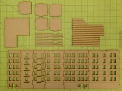 15mm Apartment Block (MDF) - 15MMDF153 (Online Order Only)