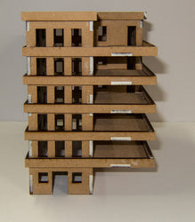 15mm Apartment Block (MDF) - 15MMDF153 (Online Order Only)