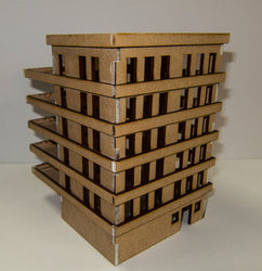 15mm Apartment Block (MDF) - 15MMDF153 (Online Order Only)